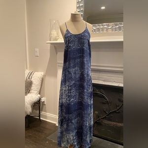 SALE!!! ANTHROPOLOGIE 100% silk maxi dress - size 4
